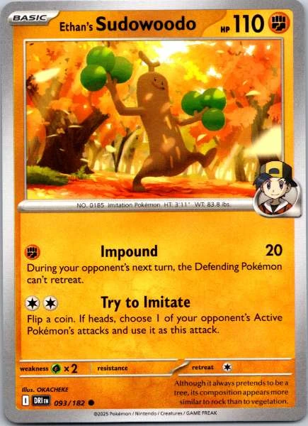 Ethan's Sudowoodo - Destined Rivals #093/182