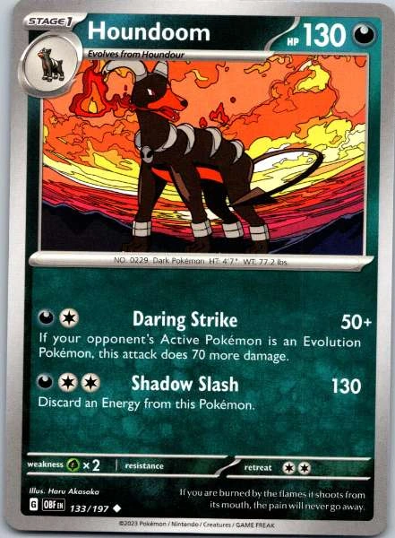 Houndoom - Obsidian Flames #133/197