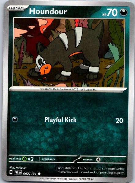 Houndour - Prismatic Evolutions #062/131