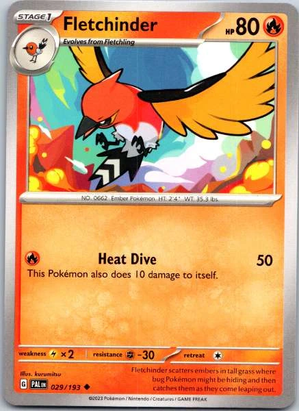 Fletchinder - Paldea Evolved #029/193