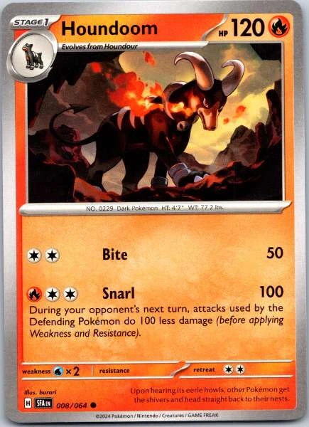 Houndoom - Shrouded Fable #008/064