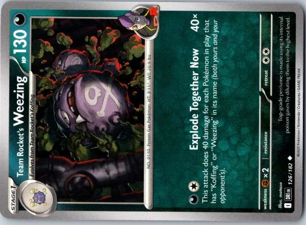 Team Rocket's Weezing - Destined Rivals #126/182
