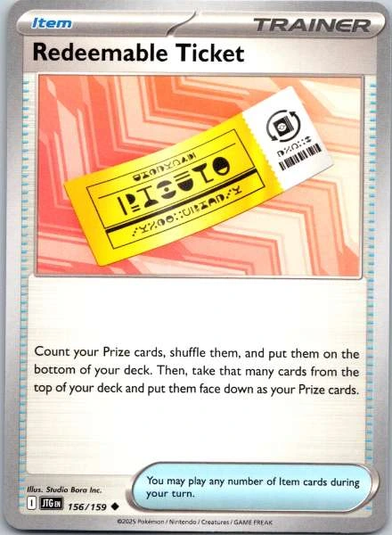 Redeemable Ticket - Journey Together #156/159