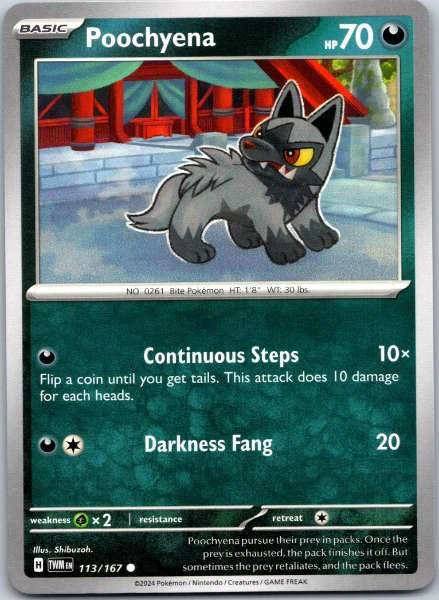 Poochyena - Twilight Masquerade #113/167