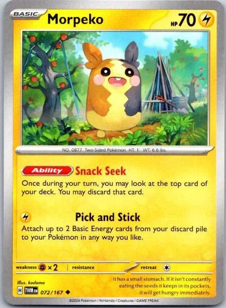 Morpeko - Twilight Masquerade #072/167