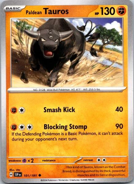 Paldean Tauros - Surging Sparks #101/191