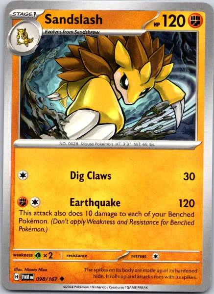 Sandslash - Twilight Masquerade #098/167
