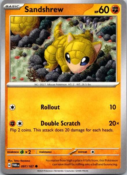 Sandshrew - Twilight Masquerade #097/167
