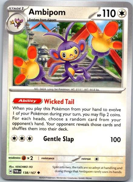 Ambipom - Twilight Masquerade #138/167