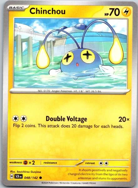 Chinchou - Stellar Crown #048/142