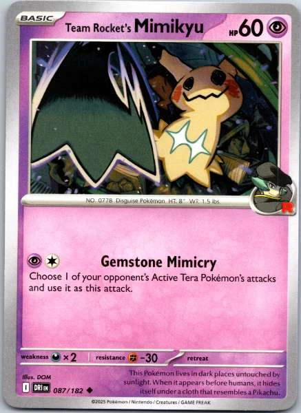 Team Rocket's Mimikyu - Destined Rivals #087/182