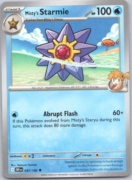 Misty's Starmie - Destined Rivals #047/182