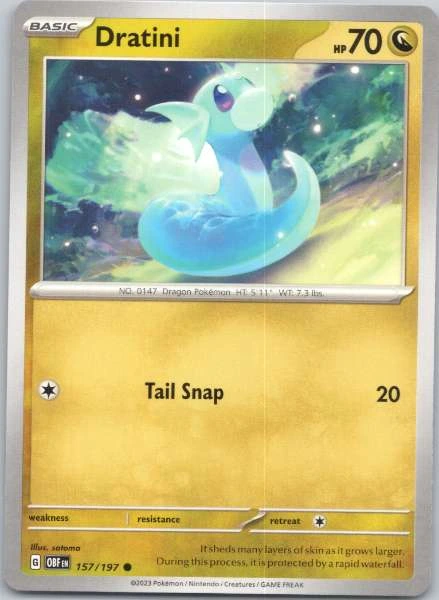 Dratini - Obsidian Flames #157/197