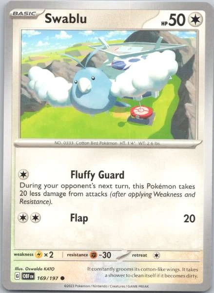 Swablu - Obsidian Flames #169/197