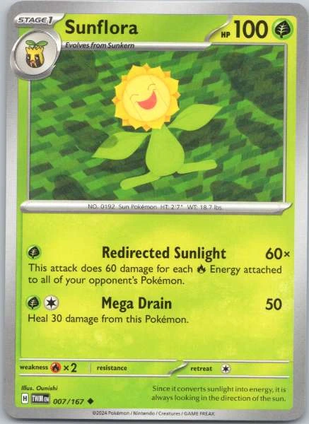 Sunflora - Twilight Masquerade #007/167