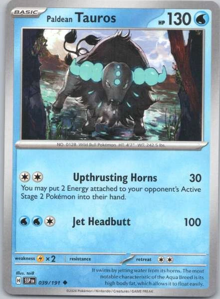 Paldean Tauros - Surging Sparks #039/191