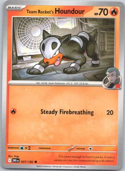Team Rocket's Houndour - Destined Rivals #037/182