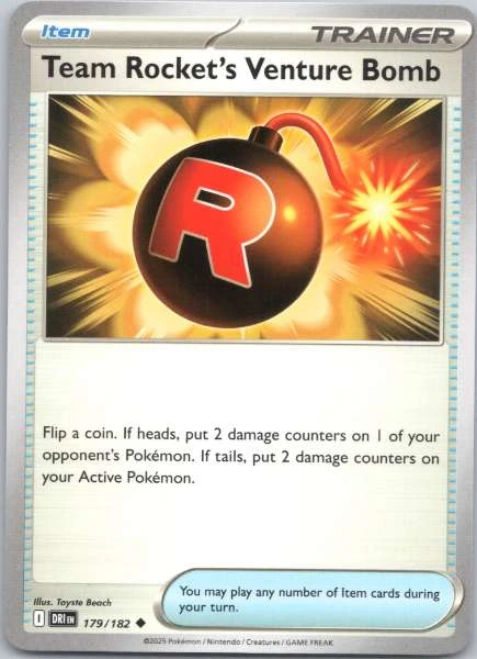 Team Rocket's Venture Bomb - Destined Rivals #179/182