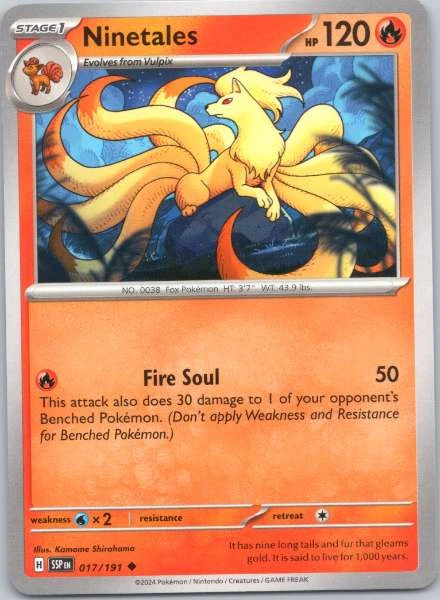 Ninetales - Surging Sparks #017/191