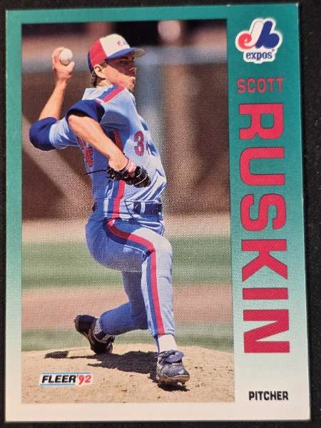 Scott Ruskin - 1992 Fleer #491