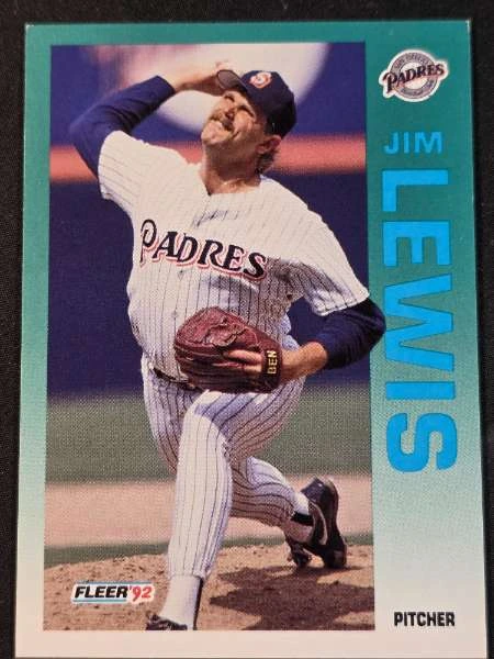 Jim Lewis - Fleer #612