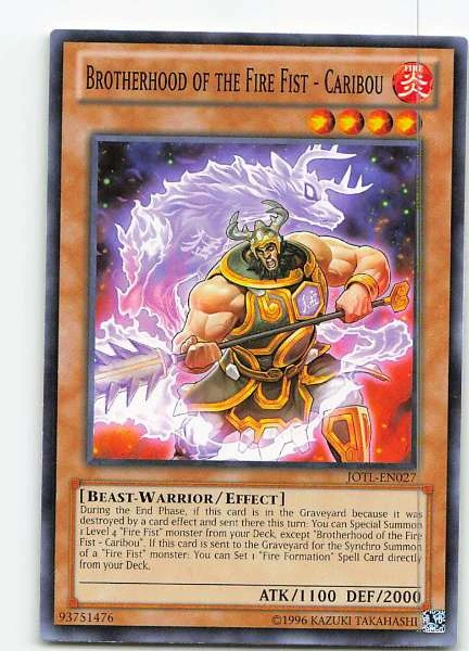 Brotherhood of the Fire Fist - Caribou #JOTL-EN027