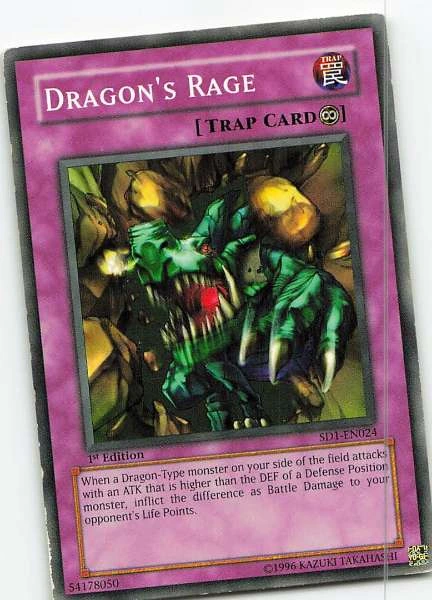 Dragon's Rage - Structure Deck: Dragon's Roar #SD1-EN024