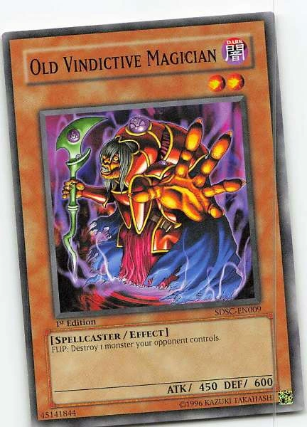 Old Vindictive Magician - Structure Deck: Spellcaster's Judgment #SDSC-EN009