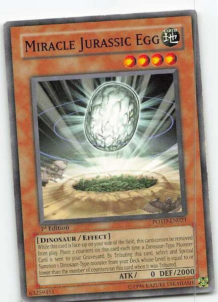 Miracle Jurassic Egg - Power of the Duelist #POTD-EN021