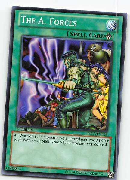 The A. Forces - Super Starter: V for Victory #YS13-EN028