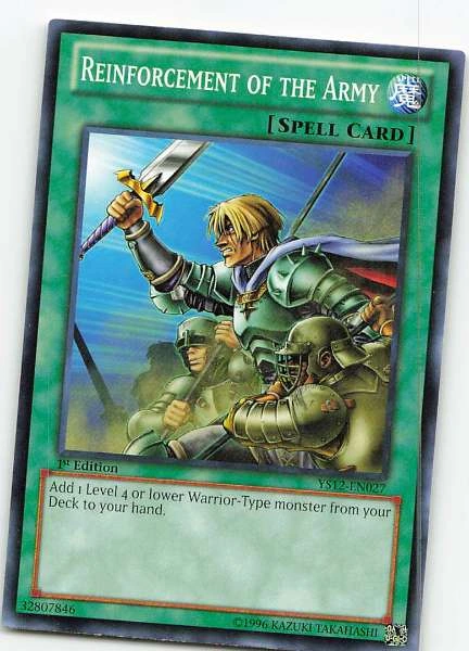 Reinforcement of the Army - Starter Deck: Xyz Symphony #YS12-EN027