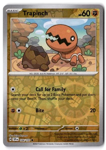 Trapinch - Surging Sparks #104/191