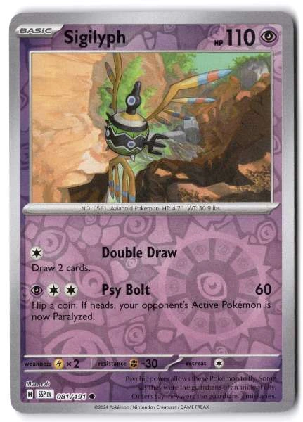 Sigilyph - Surging Sparks #081/191