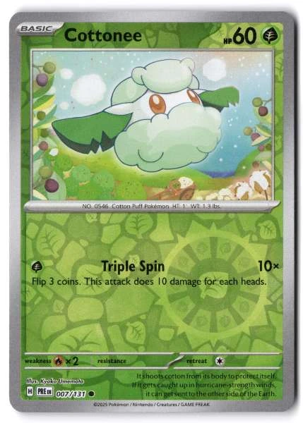 Cottonee - Prismatic Evolutions #007/131