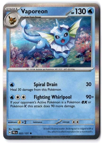Vaporeon - Prismatic Evolutions #022/131