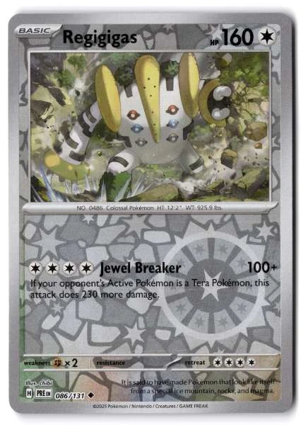 Regigigas - Prismatic Evolutions #086/131