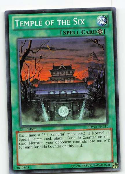 Temple of the Six - Structure Deck: Warriors of the Alliance #SDWA-EN031
