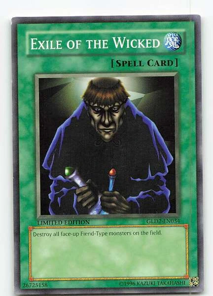 Exile of the Wicked - Gold Series 2 #GLD2-EN034