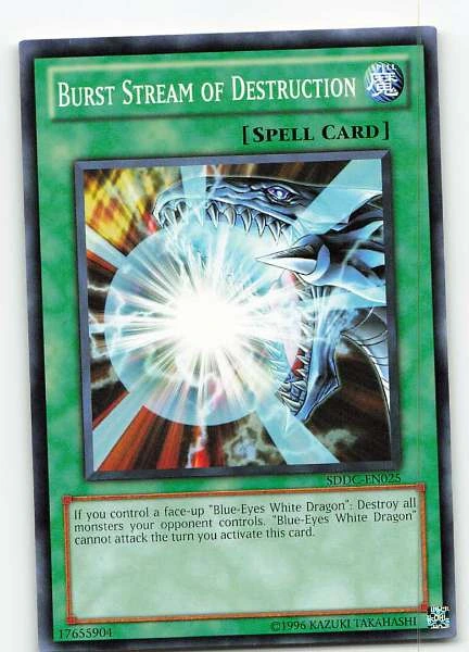 Burst Stream of Destruction - Structure Deck: Saga of Blue-Eyes White Dragon #SDDC-EN025