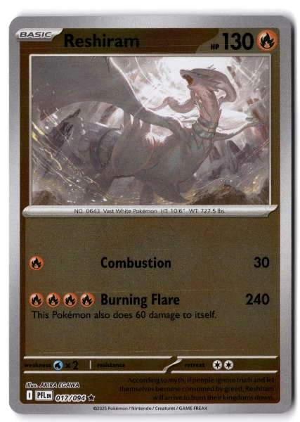 Reshiram - Phantasmal Flames #017/094