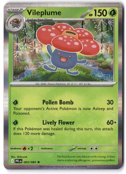 Vileplume - Phantasmal Flames #003/094
