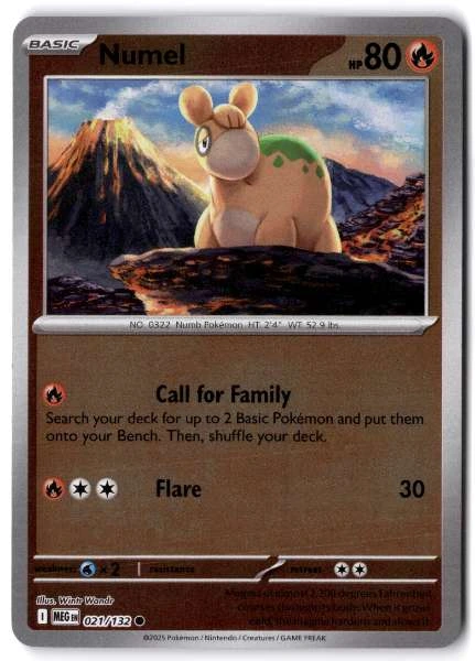 Numel - Mega Evolution #021/132