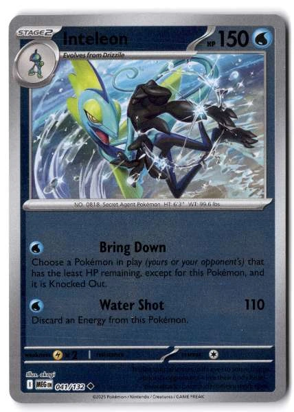 Inteleon - Mega Evolution #041/132