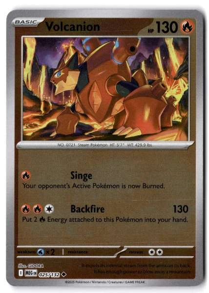 Volcanion - Crimson Invasion #025/132