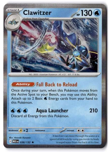 Clawitzer - XY #038/132
