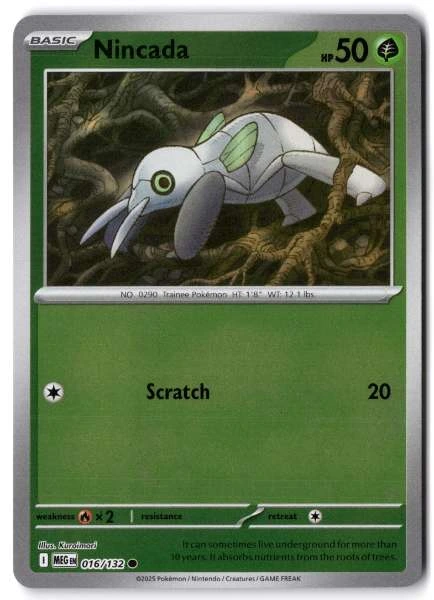 Nincada - Mega Evolution #016/132