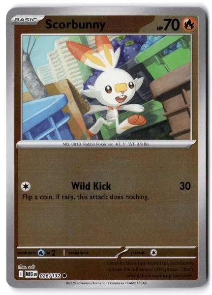 Scorbunny - Mega Evolution #026/132