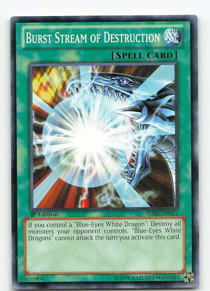 Burst Stream of Destruction - Saga of Blue-Eyes White Dragon #SDBE-EN021