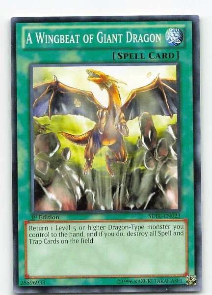 A Wingbeat of Giant Dragon - Structure Deck: Saga of Blue-Eyes White Dragon #SDBE-EN023