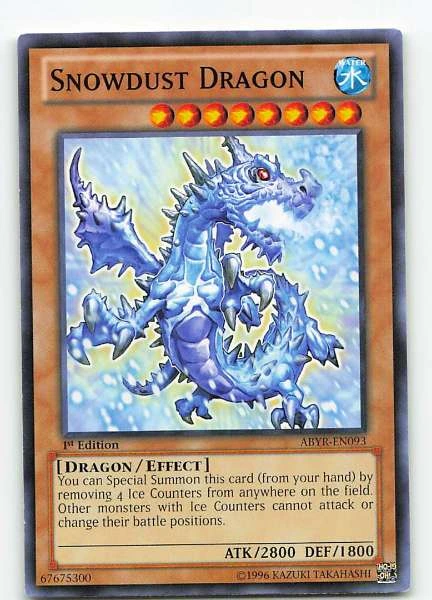 Snowdust Dragon - Abyss Rising #ABYR-EN093